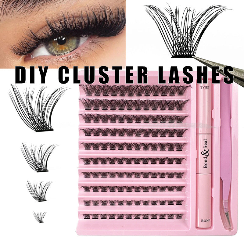 Self-grafting Single Cluster Eyelash Set