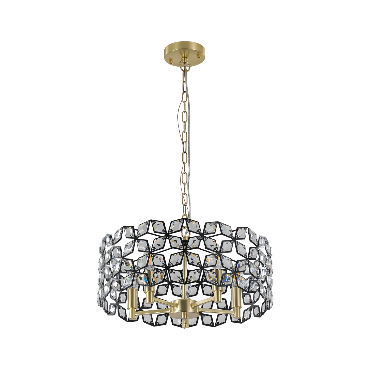 Modern Crystal Chandelier for Living-Room Round Cristal Lamp Luxury Home Decor  Light Fixture