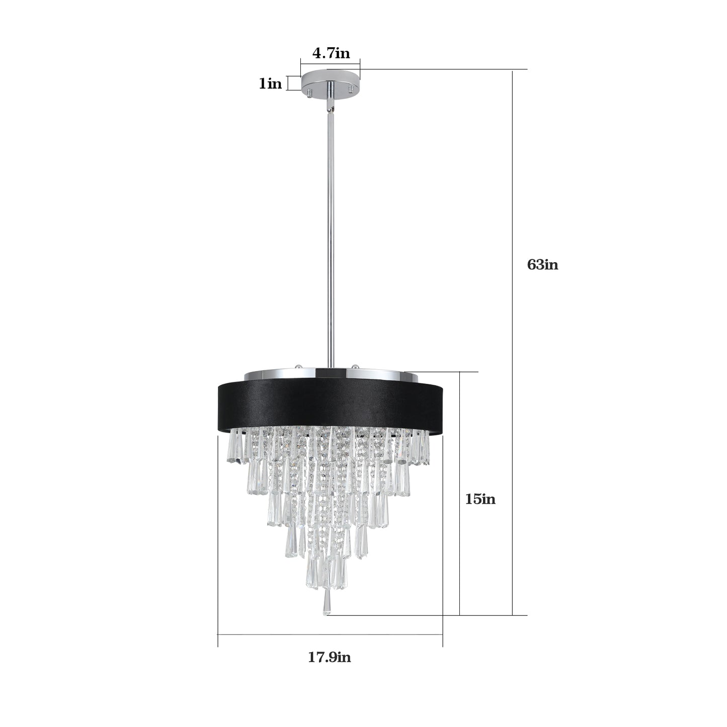 Modern Crystal Chandelier for  Living-Room Round Cristal Lamp Luxury Home Decor  Light Fixture